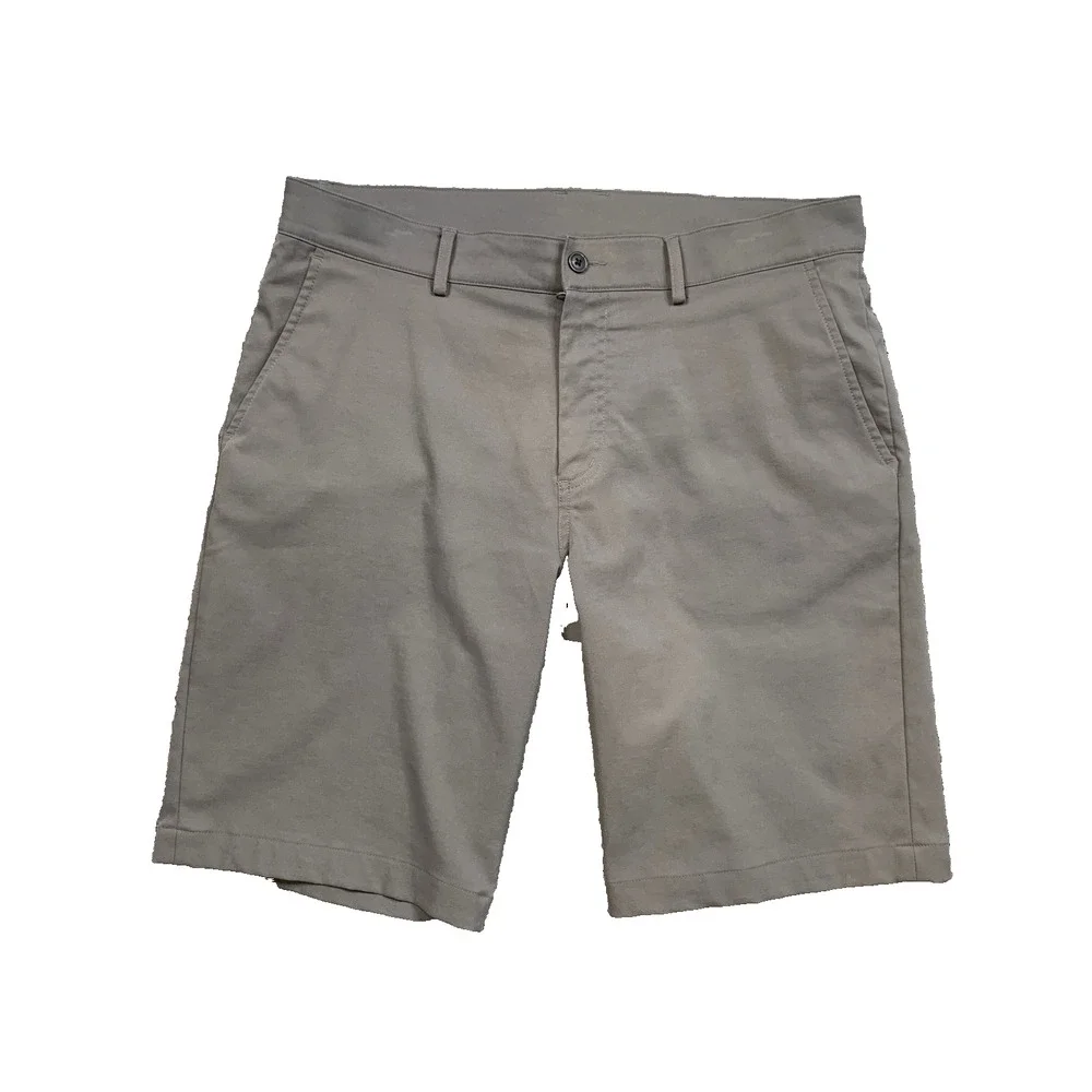 KJUS Shorts Mens EU 52 (US 36) Long Gray Inmotion Moisture Wick Performance Golf